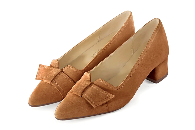 French elegance and refinement for these camel beige dress pumps, with a knot on the front, 
                available in many subtle leather and colour combinations. Possibility to customize with your colors and materials.
With its original cutout, this pretty fitted pump
will render you great services, combining comfort and distinction. 
                Matching clutches for parties, ceremonies and weddings.   
                You can customize these shoes to perfectly match your tastes or needs, and have a unique model.  
                Choice of leathers, colours, knots and heels. 
                Wide range of materials and shades carefully chosen.  
                Rich collection of flat, low, mid and high heels.  
                Small and large shoe sizes